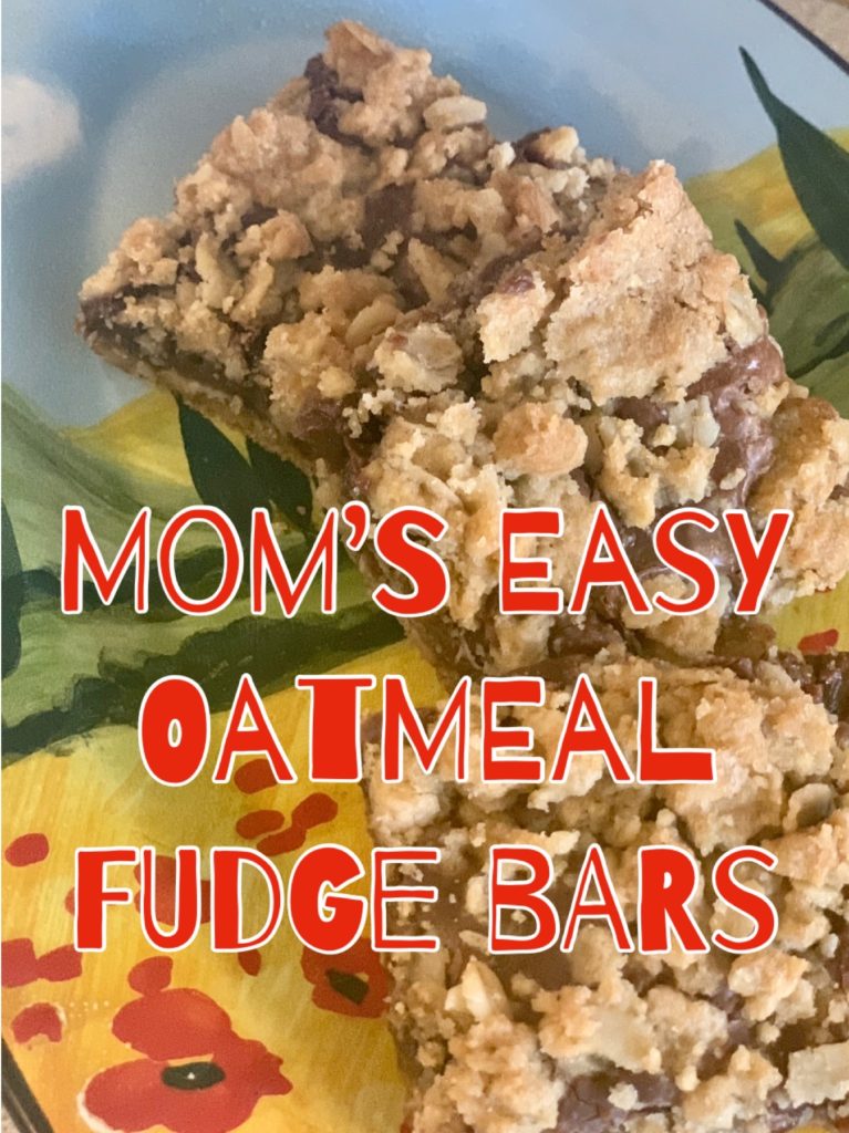 oatmeal fudge bars pinterest