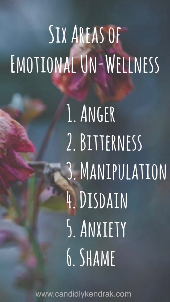 emotional unwellness health list