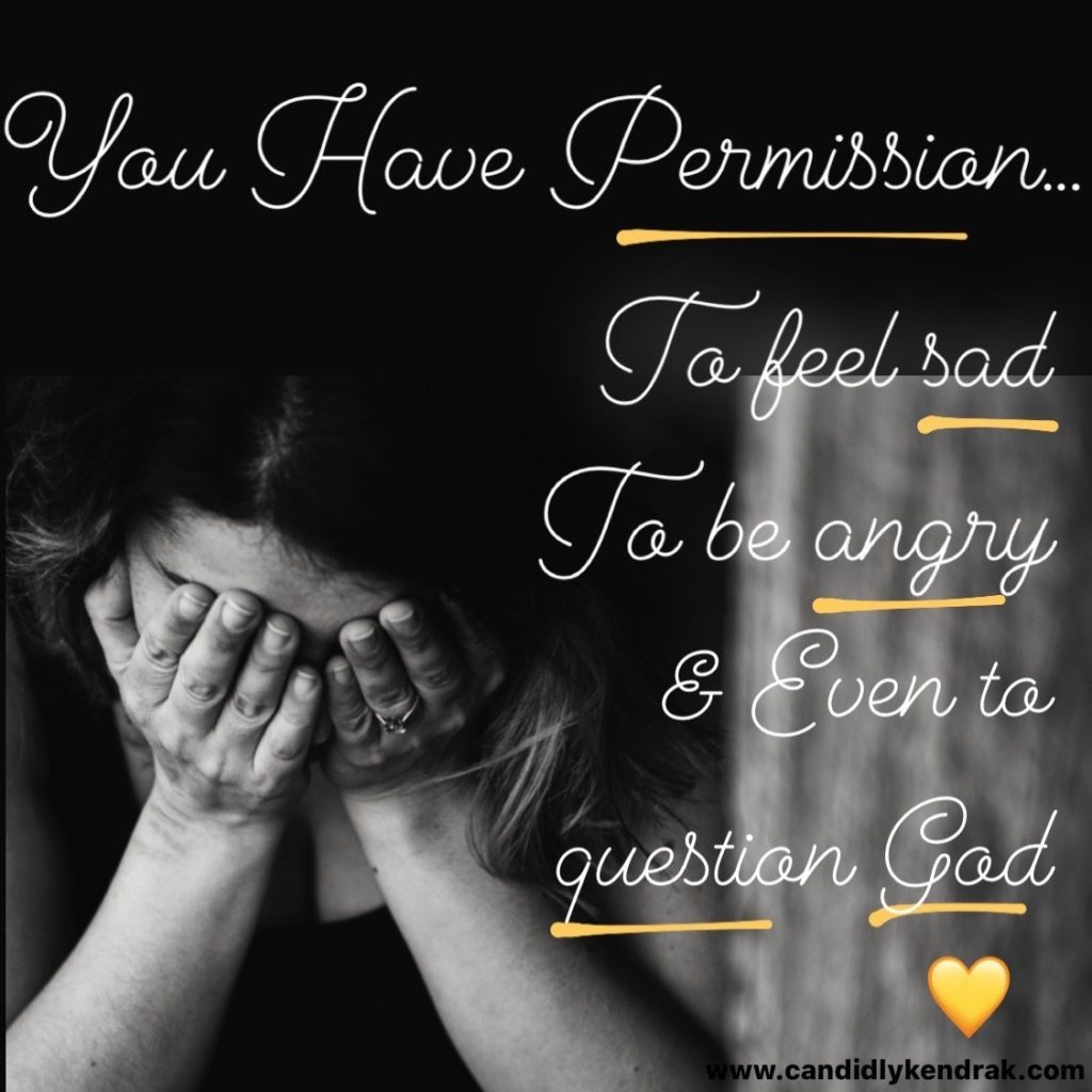 anger sadness questions God feelings