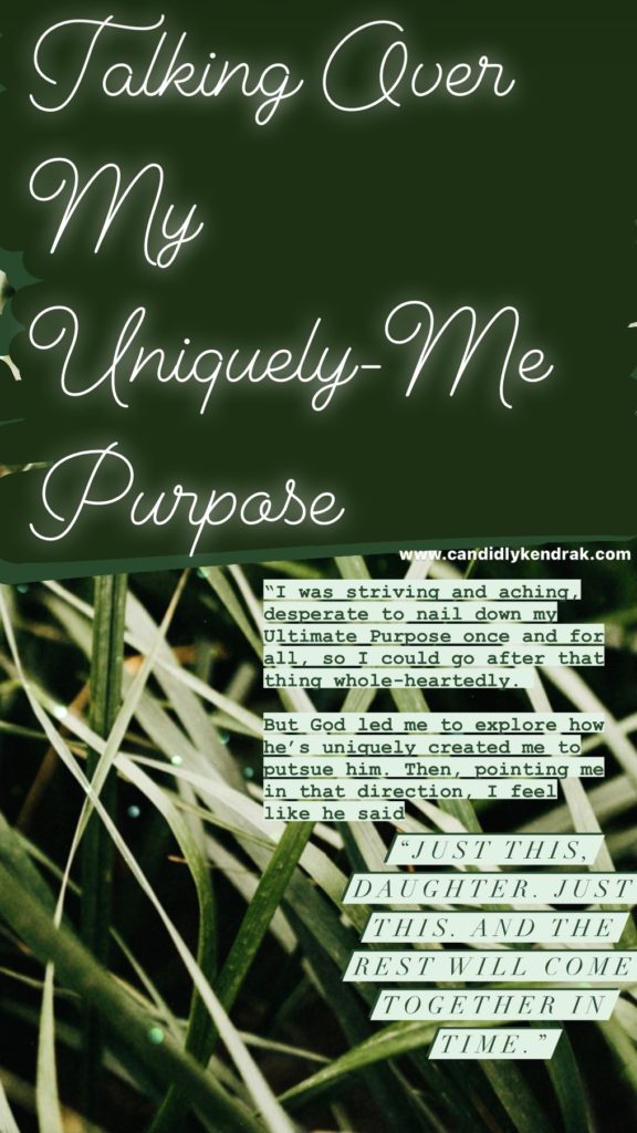 my uniquely me purpose