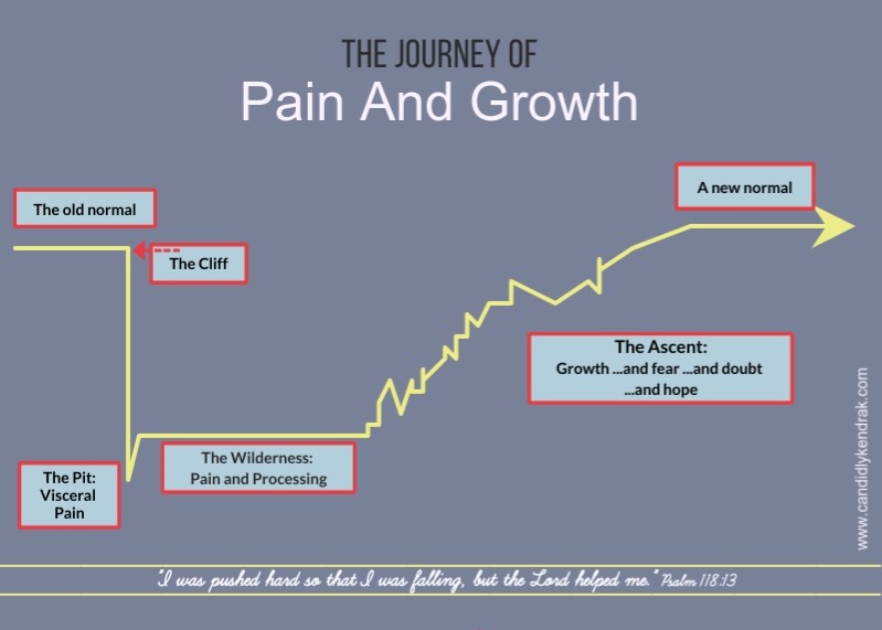journey of pain and growth cycle