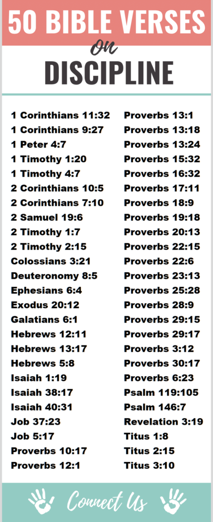 discipline bible verses