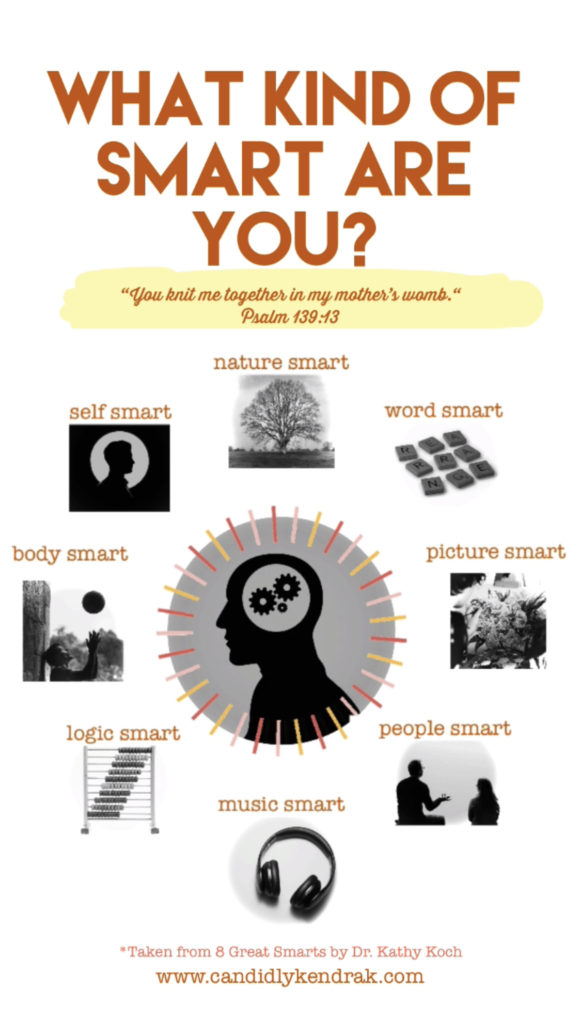 Common Sense Smart What Kind of Smart Are You? (The 8 Great Smarts) - Candidly Kendra