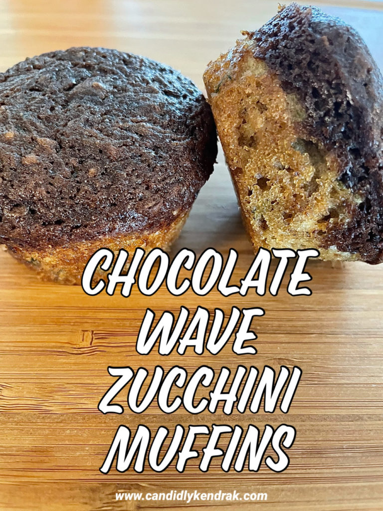 chocolate zucchini muffins pin