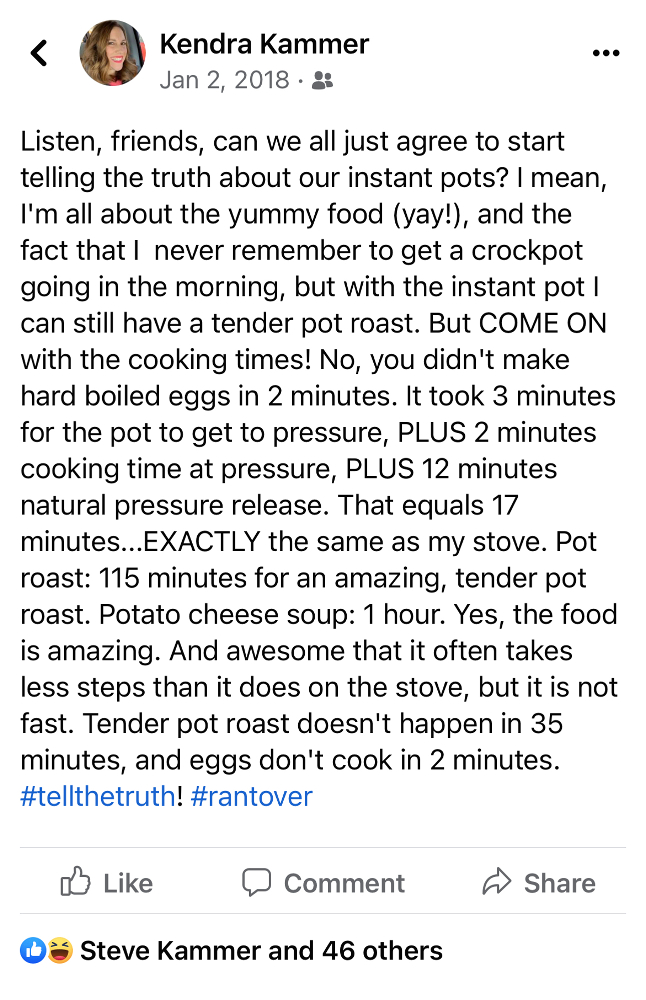 instant pot rant